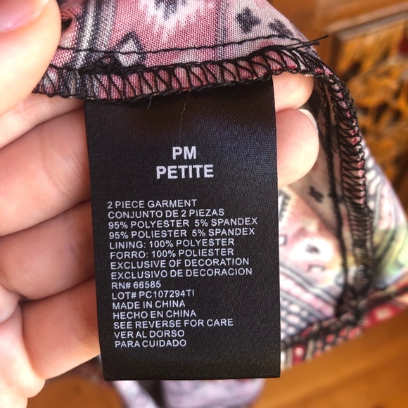 NWT Perceptions Belted Babydoll Sleeveless Dress - Picture 4 of 9